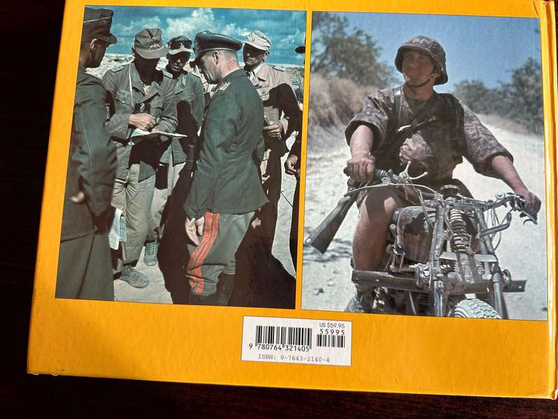 GERMAN AFRIKAKORPS ROMMELS TROPICAL ARMY IN ORIGINAL COLOR-HARD COVER 191 PAGES-FIRST EDITION-PUBLI