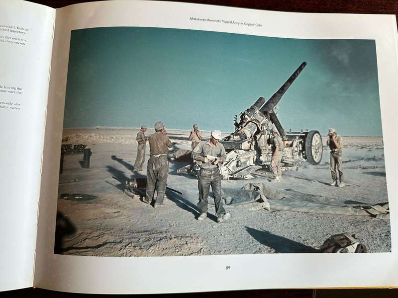 GERMAN AFRIKAKORPS ROMMELS TROPICAL ARMY IN ORIGINAL COLOR-HARD COVER 191 PAGES-FIRST EDITION-PUBLI