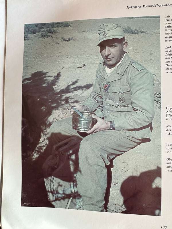 GERMAN AFRIKAKORPS ROMMELS TROPICAL ARMY IN ORIGINAL COLOR-HARD COVER 191 PAGES-FIRST EDITION-PUBLI