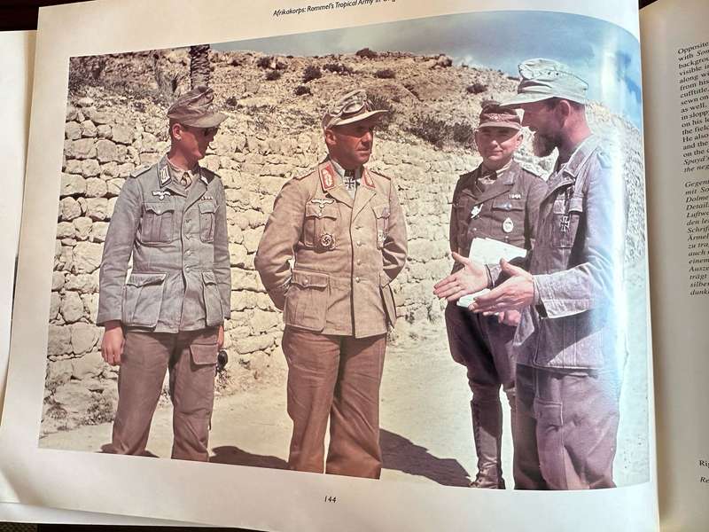 GERMAN AFRIKAKORPS ROMMELS TROPICAL ARMY IN ORIGINAL COLOR-HARD COVER 191 PAGES-FIRST EDITION-PUBLI