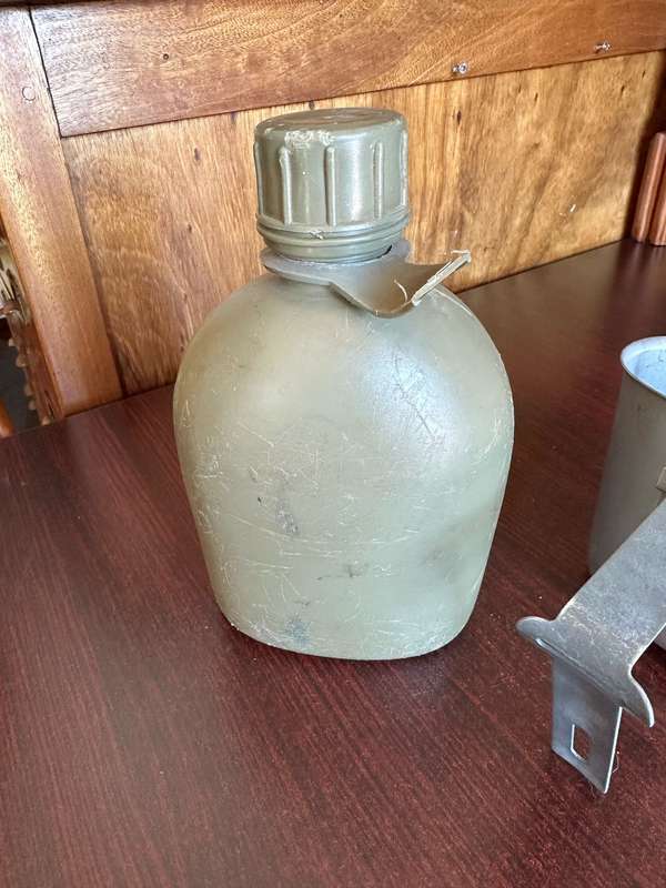 SADF PERIOD WATER BOTTLE WITH FIRE BUCKET-COMES WITH LID