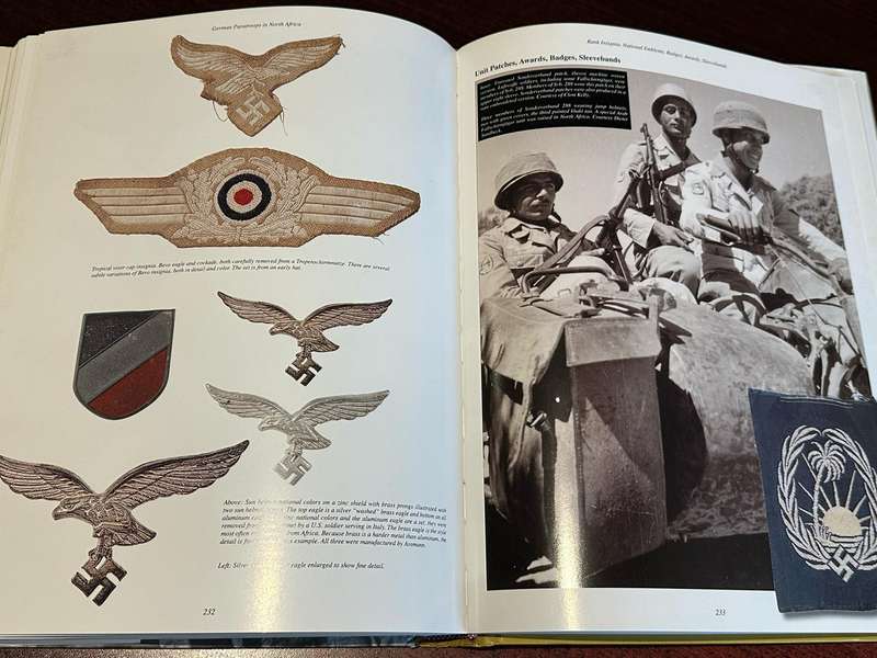 GERMAN PARATROOPS IN NORTH AFRICA BY JOHN E. HODGIN-LARGE FORMAT BOOK WITH IN DEPTH PHOTOGRAHIC STUD