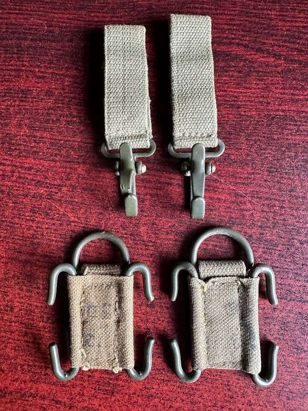 RHODESIAN WEBBING CLIPS TWO WITH MARKINGS