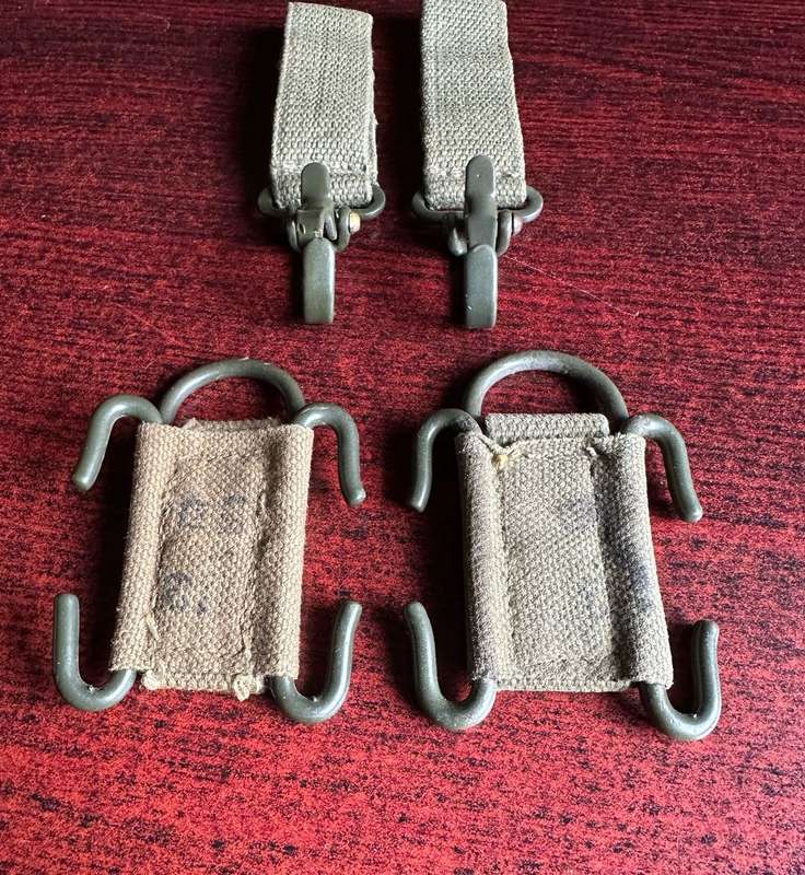 RHODESIAN WEBBING CLIPS TWO WITH MARKINGS