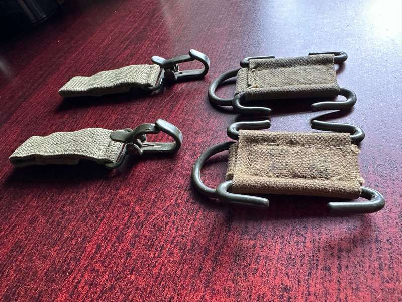 RHODESIAN WEBBING CLIPS TWO WITH MARKINGS