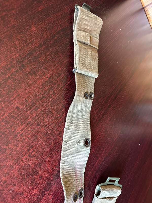 SADF pattern 73 webbing belt. Extended length 103 cm. Also used by Koevoet