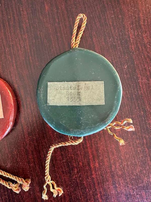 Wax seals. German