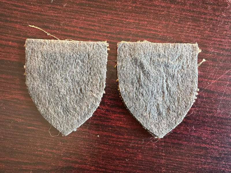 Herbert commando cloth flash pair, 1960-1970. Very scarce