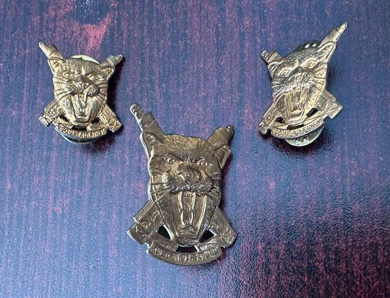 SWA Regiment Erongo cap and collars. Worn 1967-1980's. Lugs + pins intact.