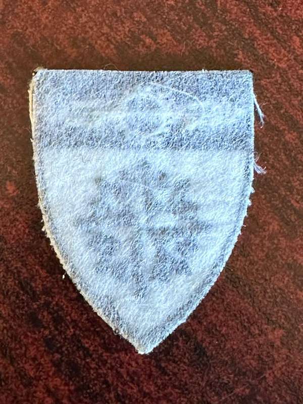 Recce Regiment Support Depot. Embroidered cap badge. Original