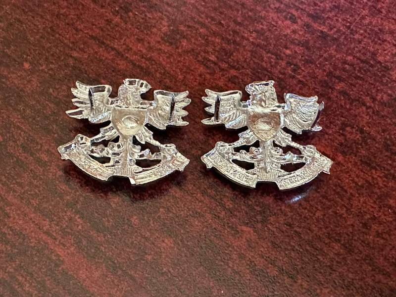 Regiment Northern Natal collar badge pair.Worn post 1970's. Pins intact