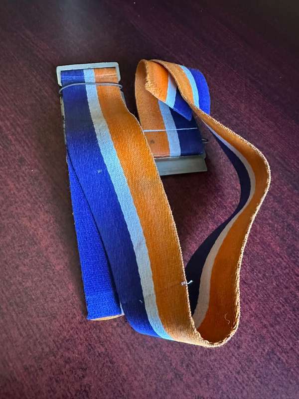 School of armour, stable belt, extended length 112 cm.