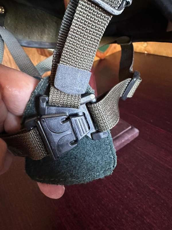 SA M86 para helmet. These helmets were exactly the same as the M83, but the chin strap has quick rel