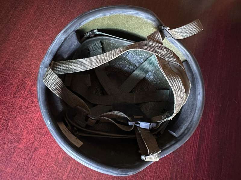 SA M86 para helmet. These helmets were exactly the same as the M83, but the chin strap has quick rel