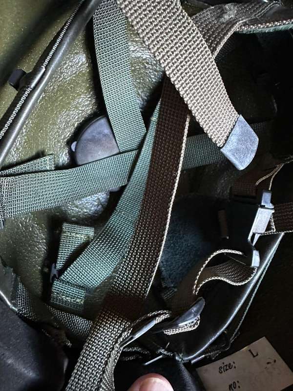 SA M86 para helmet. These helmets were exactly the same as the M83, but the chin strap has quick rel