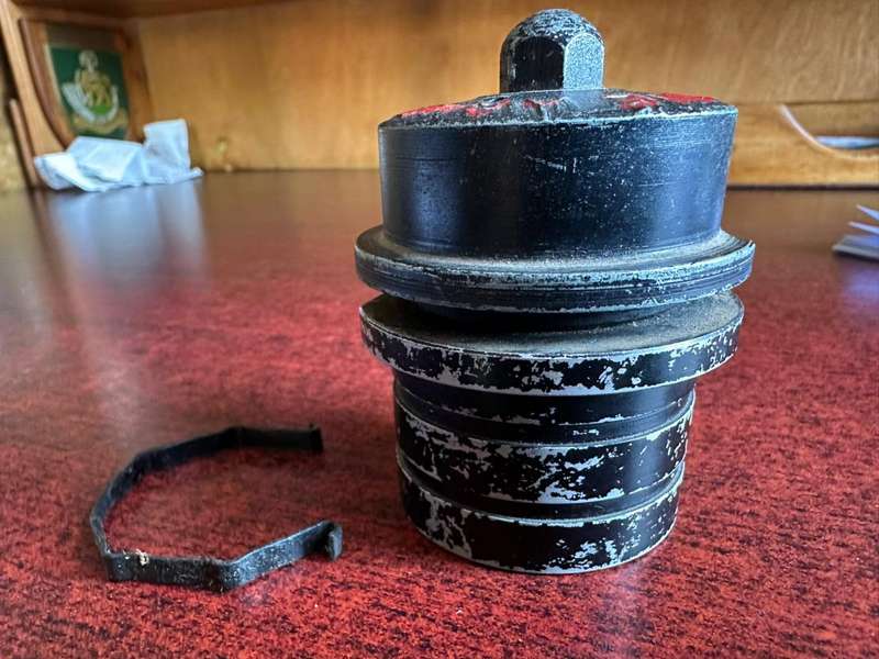 WW 2 practice anti-personnel mine. Scarce