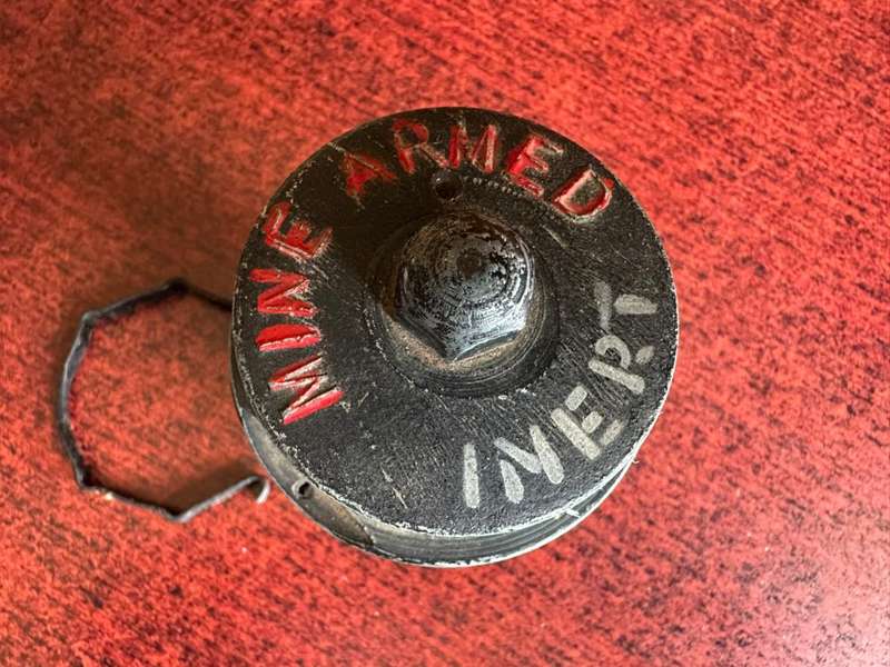 WW 2 practice anti-personnel mine. Scarce