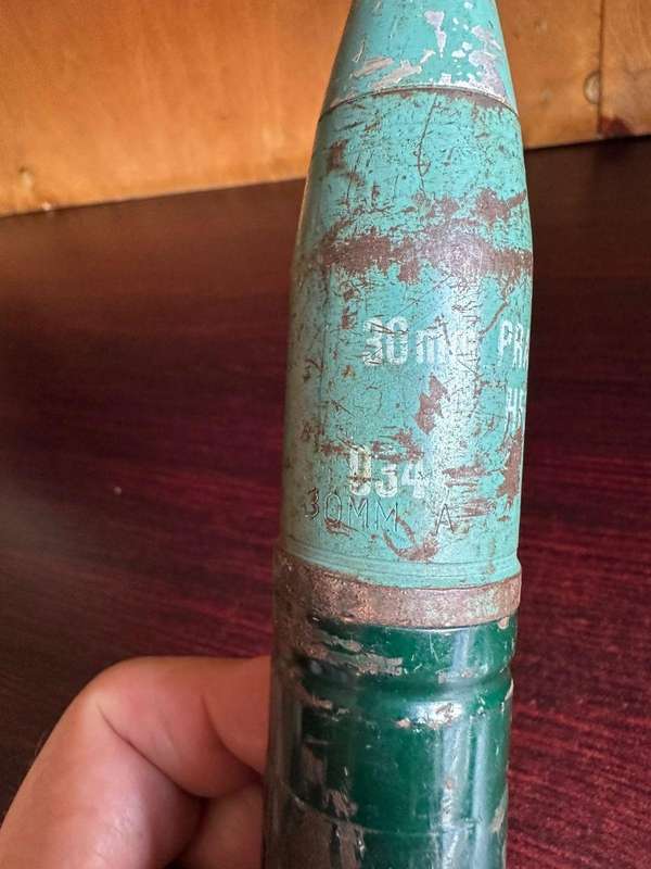 30 mm Practice round R1M2. Height 20 cm.