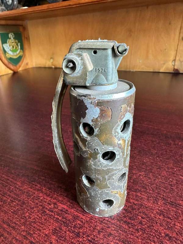 Stun/shock grenade. Inert.