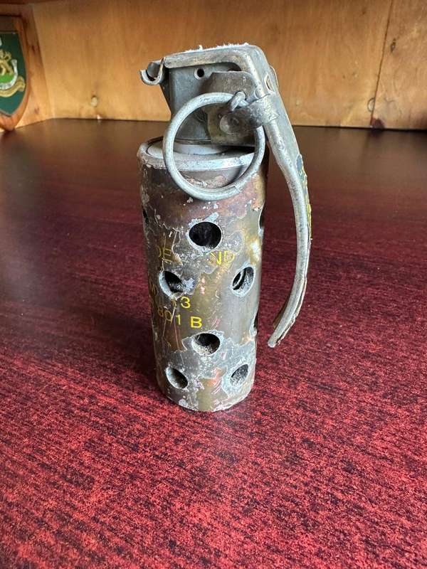 Stun/shock grenade. Inert.
