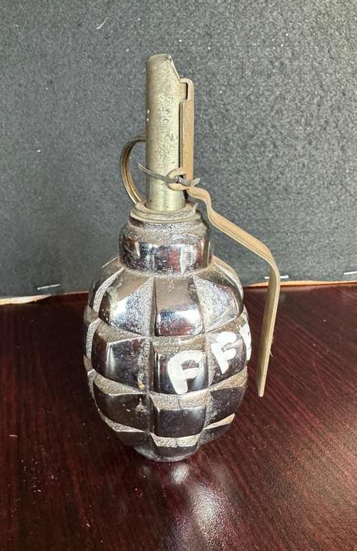 Russian F1 hand grenade. In service from 1939 to current. Used during the Rhodesian and SA Bush War,