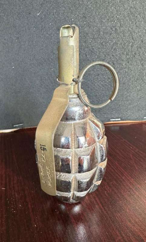 Russian F1 hand grenade. In service from 1939 to current. Used during the Rhodesian and SA Bush War,