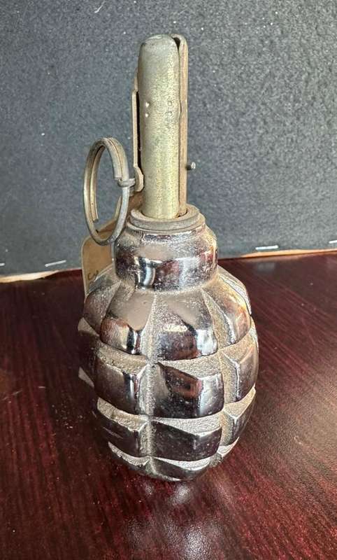 Russian F1 hand grenade. In service from 1939 to current. Used during the Rhodesian and SA Bush War,