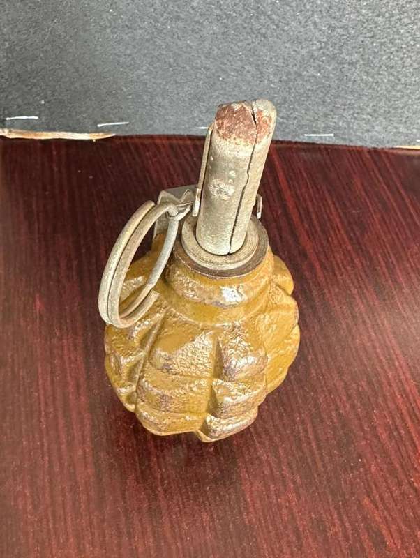 Russian F-1 hand grenade. In service from 1939 to current. Used during the Rhodesian and SA bush war