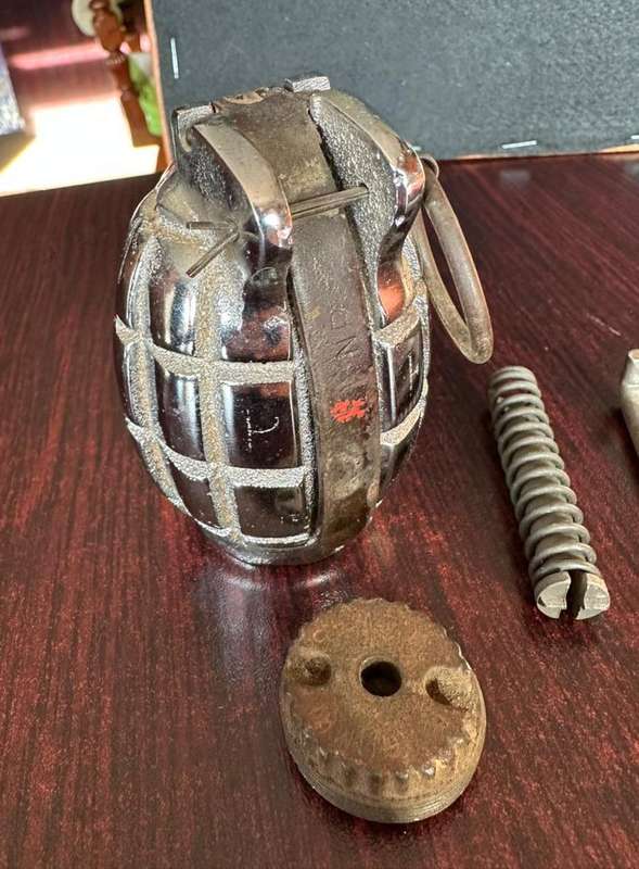 British Mills hand grenade. Complete.