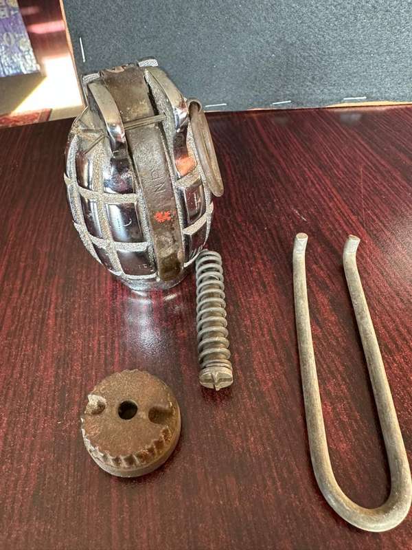 British Mills hand grenade. Complete.