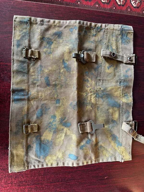 Rhodesian ground sheet. Original hand painted ,period item.