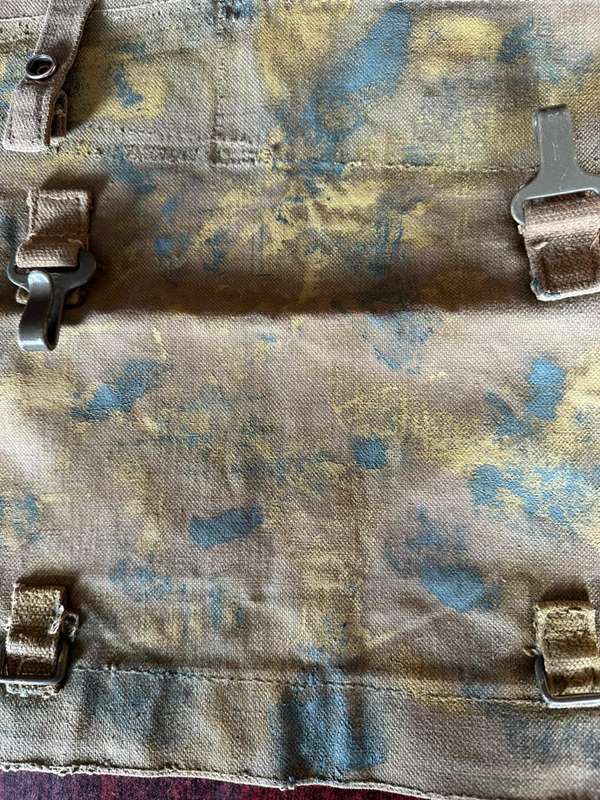 Rhodesian ground sheet. Original hand painted ,period item.