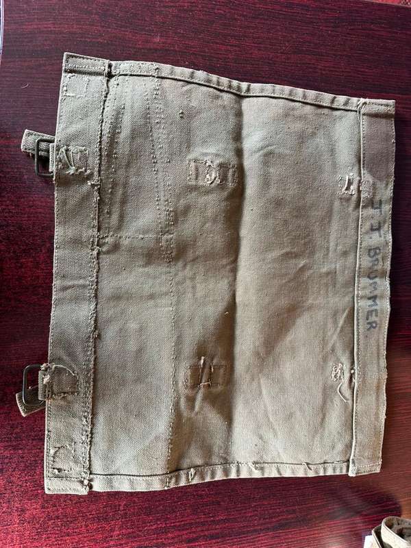 Rhodesian ground sheet. Original hand painted ,period item.