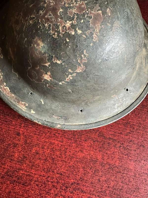 British Brodie helmet. WW2. Complete condition.