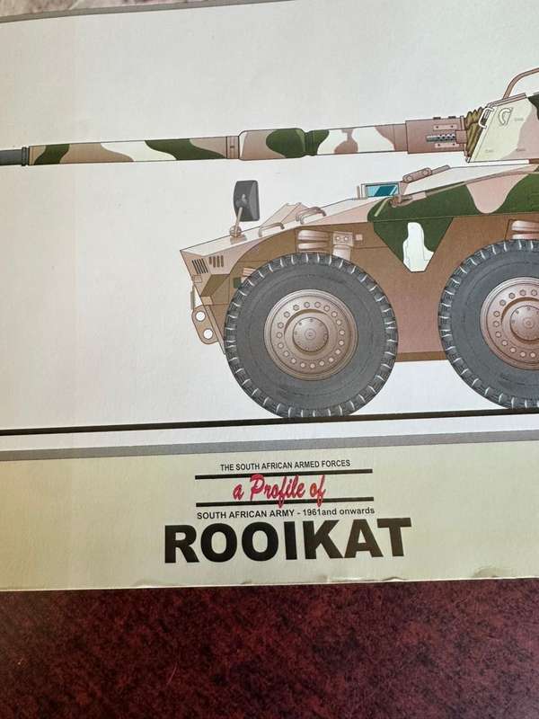 A profile of the Rooikat, gloss poster, measures 60x 42 cm