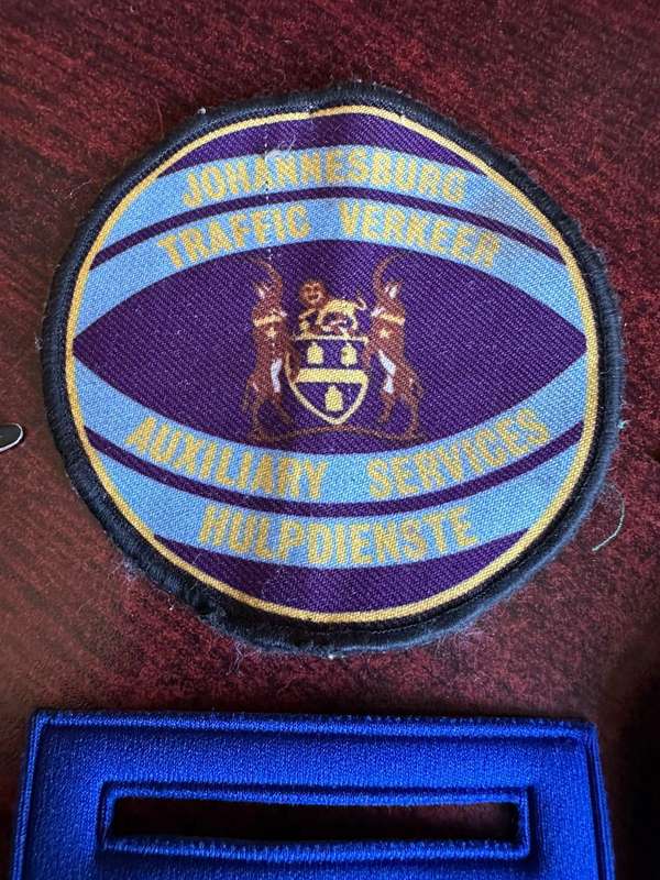 Johannesburg traffic badges.
