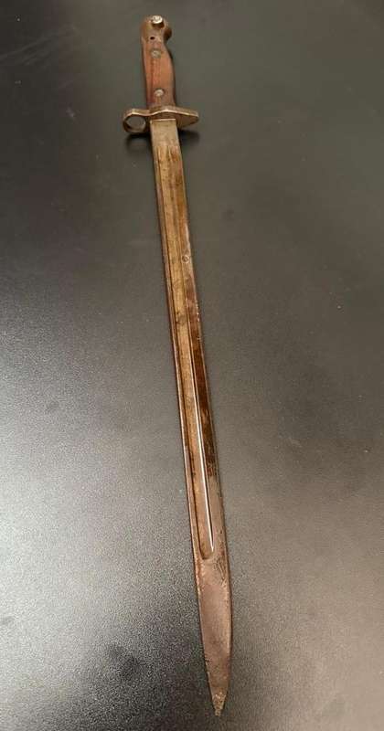 1907 Pattern bayonet, with no scabbard.