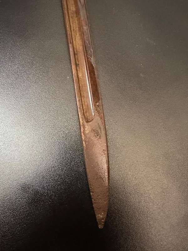 1907 Pattern bayonet, with no scabbard.