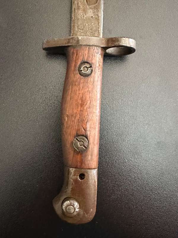 1907 Pattern bayonet, with no scabbard.