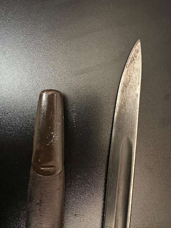 1907 Pattern bayonet,Wilkinson makers mark, with scabbard. Good condition.