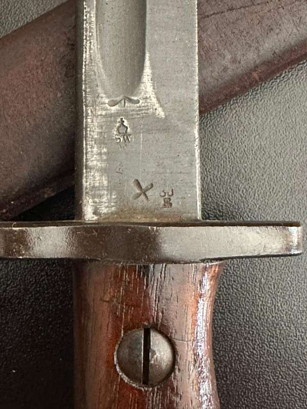 1907 Pattern bayonet,Wilkinson makers mark, with scabbard. Good condition.