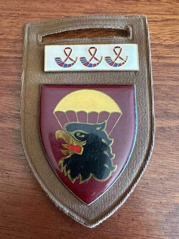 1 Parachute battalion flash, 2nd pattern. 3 Pins.