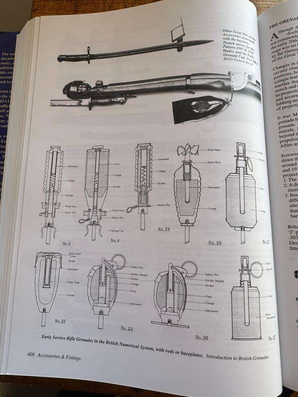 Mills no. 36 rifle grenade with base plate for the . 303 riflle. FFE