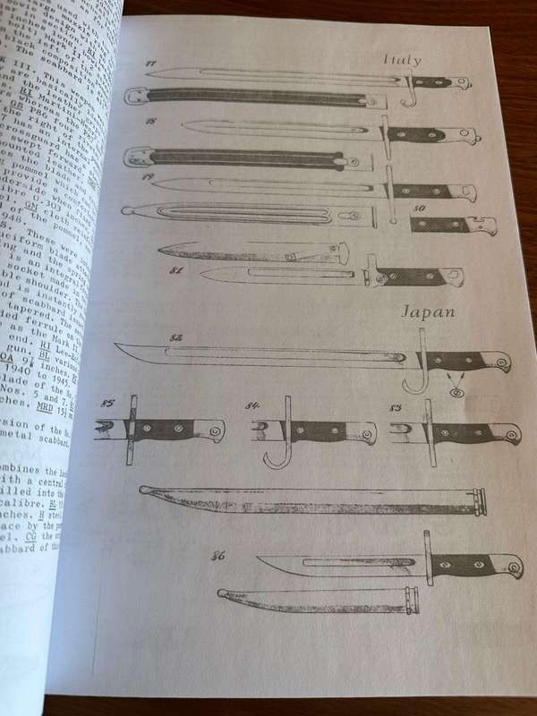 a Primer of world bayonets by John Walter & Gordon Hughes. Facsimile copy of 26 pages