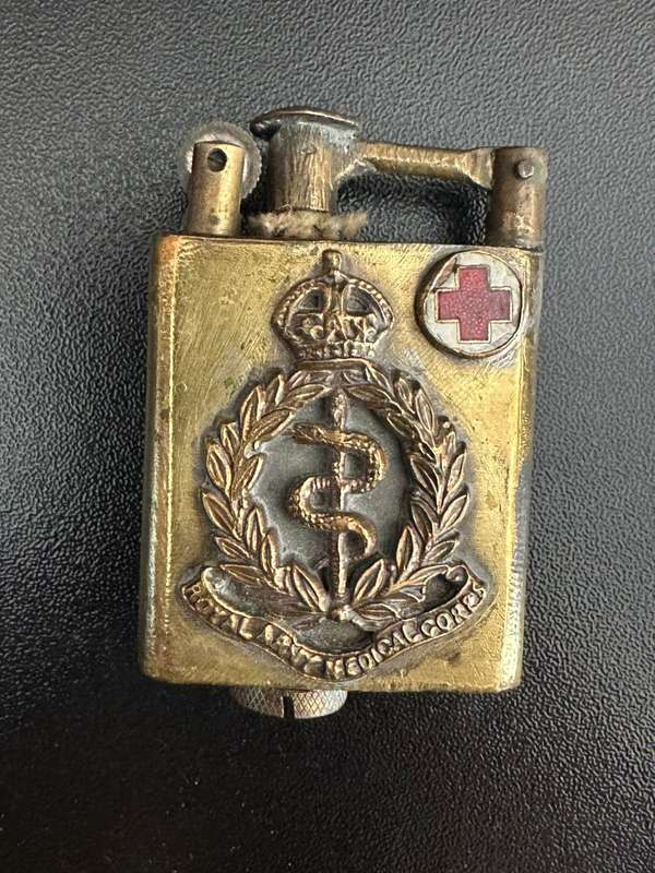 WW2 Royal medical corps trenchart lighter