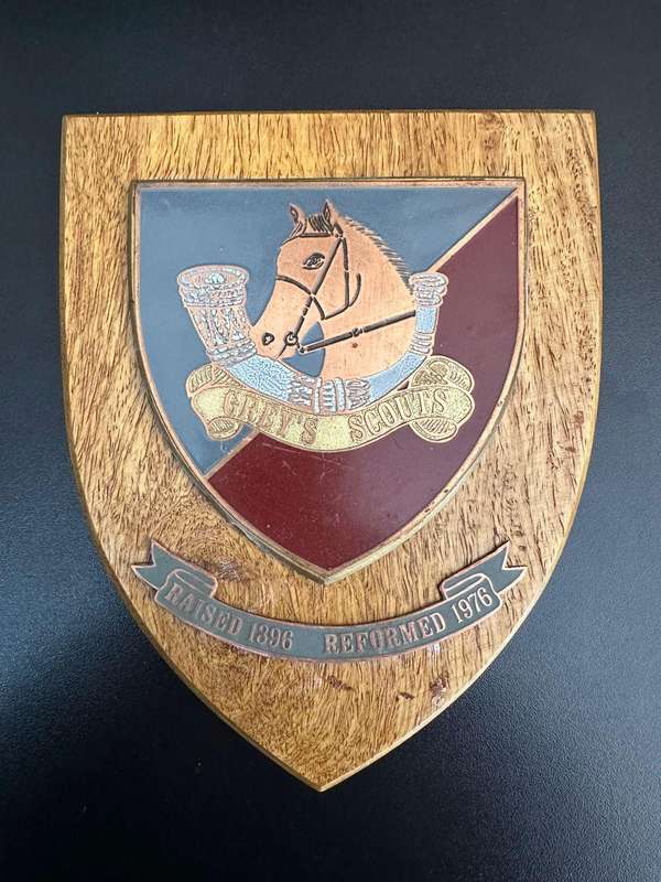 Rhodesian Grey scouts plaque