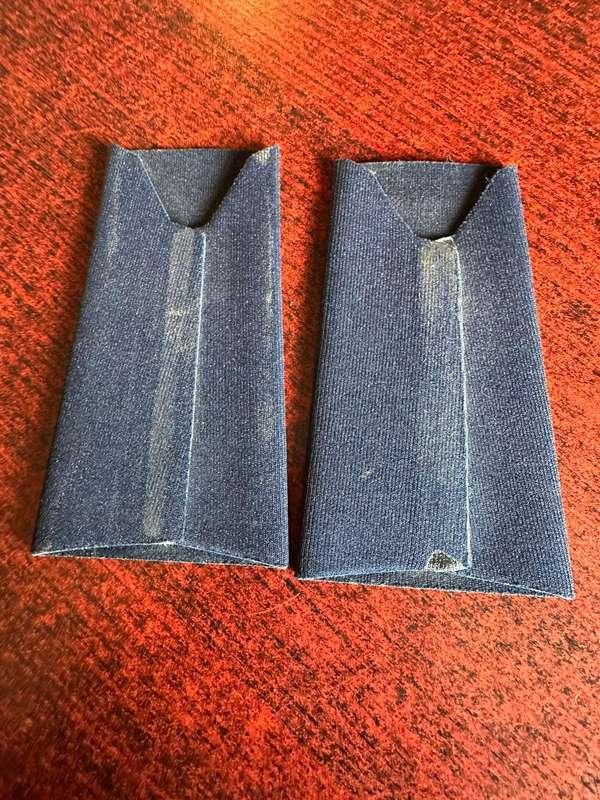 SA airforce tupper rank boards (pair)for Lieutenant colonel. Worn 1996-2002
