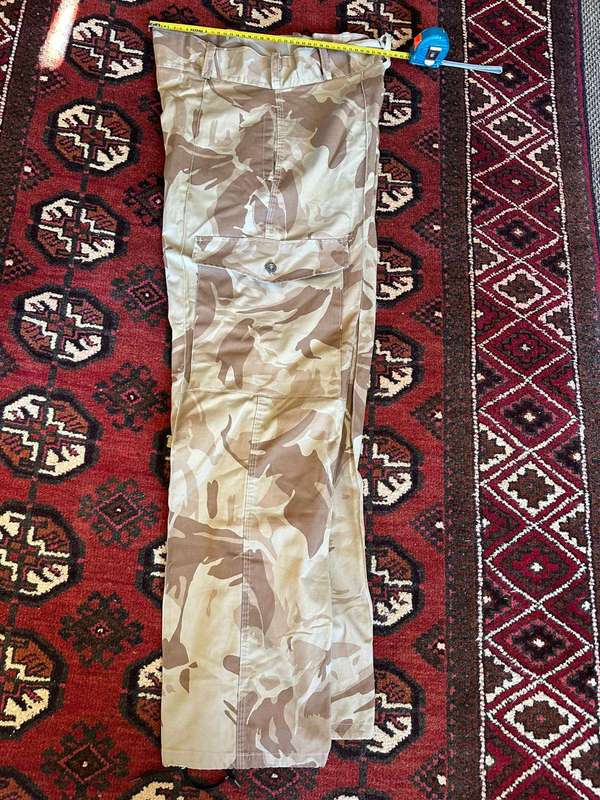 AWB Camo Trousers, Size in Pictures, Pipe Length 78 cm