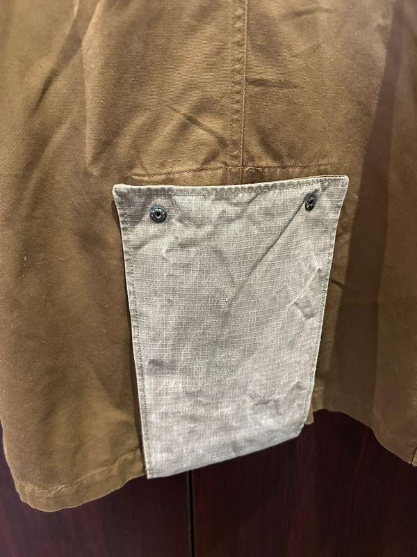 Border war period 2nd pasttern jump jacket. Labelled and dated 1985. Size medium. Measures 53 cm arm