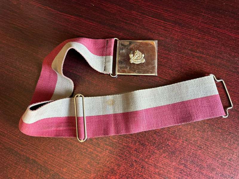 Rhodesian Grey Scouts, stable belt. Good and complete condition. Extended length 97 cm.